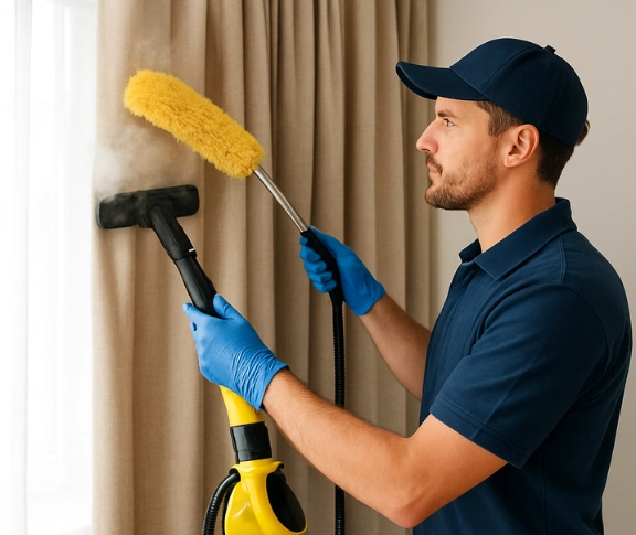 Trusted drapes cleaning technician Matty Curtain Cleaning huntingdale-vic QLD
