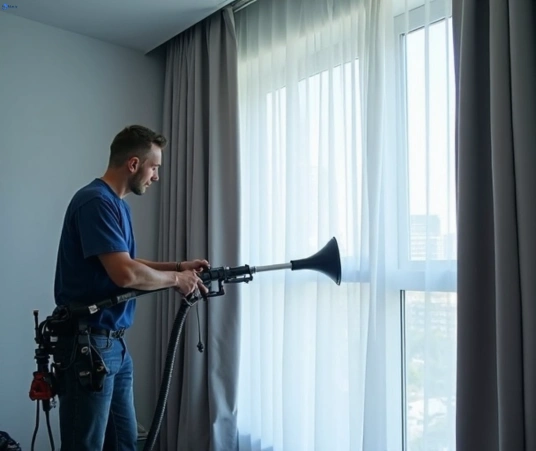 Professional drapes cleaning process tools Matty Curtain Cleaning huntingdale-vic
